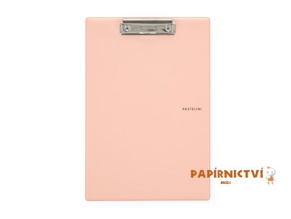 Jednodeska A4 plast PASTELINI meruňková 5-597