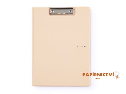 Dvojdeska A4 plast PASTELINI meruňková 5-598
