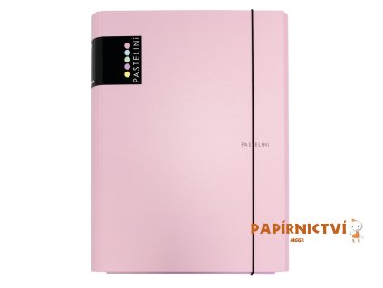 3klopé lamino desky s gumičkou PASTELINI růžová 7-32919