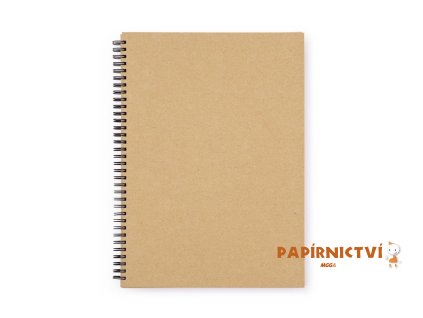 Twin wire blok A4 lamino KRAFT nature 7-530