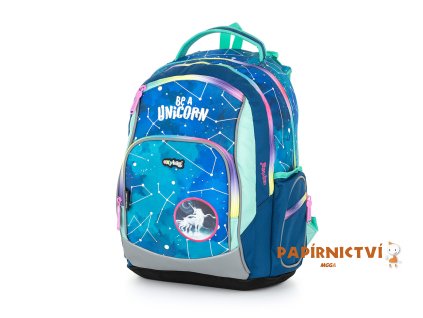 Školní batoh OXY GO Unicorn pattern 8-40022