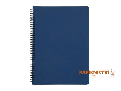 Twin wire blok A5 PP Classic modrá 8-858