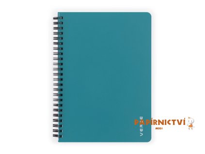 Twin wire blok A5 PP VERDE milano 8-872