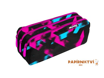 Pouzdro etue 3 zipy Line Girl 8-89625