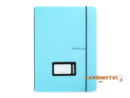 Sešit PP Oxybook A5 40 listů PASTELINI modrá 8-995