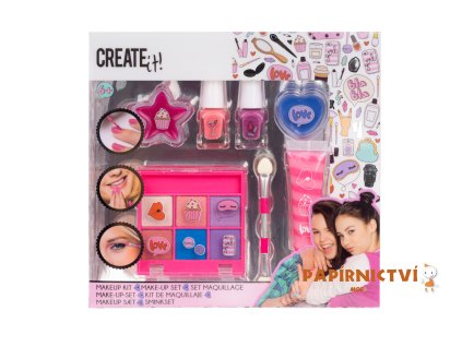 MAKEUP SADA RŮŽOVO-FIALOVÁ 84507V2