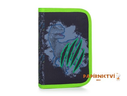 Penál 1 p. 2 chlopně, prázdný OXY GO Dino 9-52524