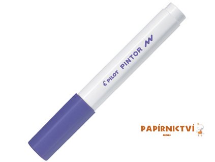 Akrylový popisovač Pilot Pintor, hrot F - fialový