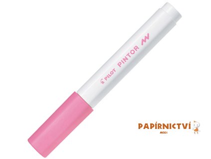 Akrylový popisovač Pilot Pintor, hrot F - růžový