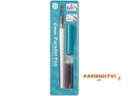 Pilot, Kaligrafické pero Parallel Pen, 4.5, stříbrná