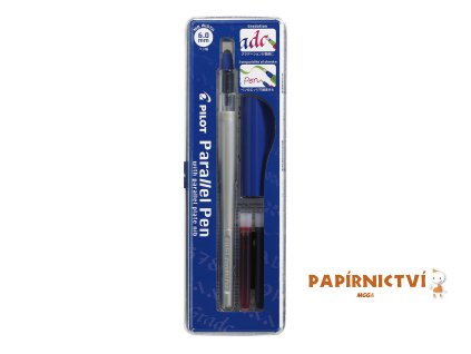 Pilot, Kaligrafické pero Parallel Pen, 6.0, stříbrná