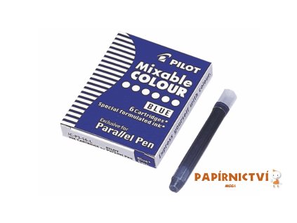 Pilot, Bombičky do Kaligrafických per Parallel Pen, 6 ks, modrá