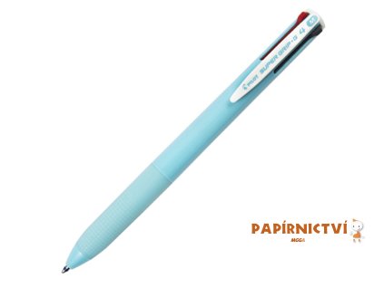 Pilot, Kuličkové pero 4barevka SuperGrip-G 4, 1.0, světle modrá