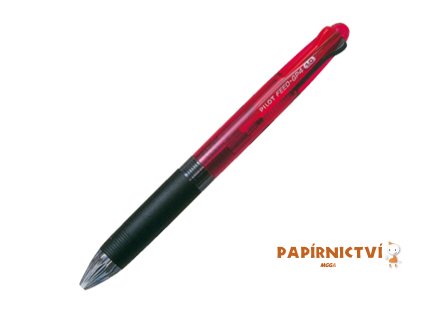 Pilot, Kuličkové pero 4barevka Feed-GP 4, 1.0, červená
