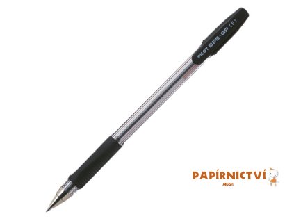Pilot, Kuličkové pero s víčkem BPS-GP, 0.7, (F) tenký, černá