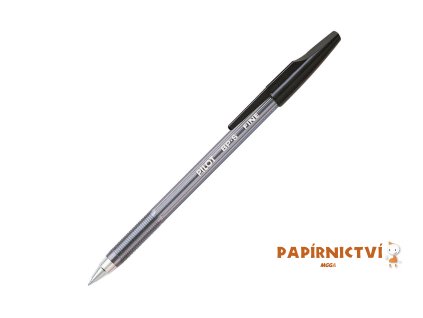 Pilot, Kuličkové pero s víčkem BP-S, 0.7, (F) tenký, černá