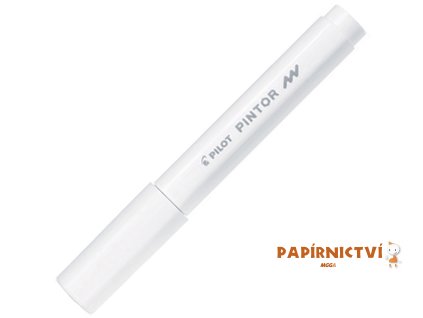 Akrylový popisovač Pilot Pintor, hrot F - bílý