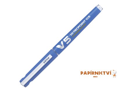 Pilot, Roller Hi-Tecpoint V5 CS, 0.5, (F) tenký, modrá
