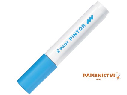Akrylový popisovač Pilot Pintor, hrot M - světle modrý