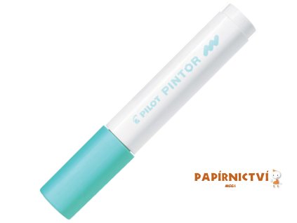 Akrylový popisovač Pilot Pintor, hrot M - pastelový zelený