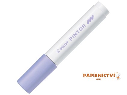 Akrylový popisovač Pilot Pintor, hrot M - pastelový fialový