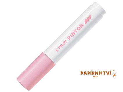 Akrylový popisovač Pilot Pintor, hrot M - pastelový růžový