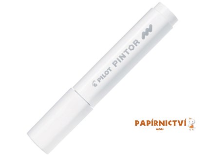 Akrylový popisovač Pilot Pintor, hrot M - bílý