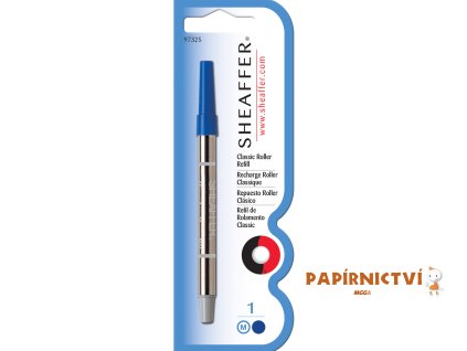 Sheaffer, Náplň do Rollerů, (M) střední, modrá, blistr