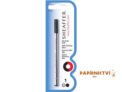 Sheaffer, Náplň do Rollerů Slim, černá, blistr