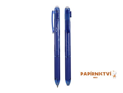 Gelové pero CONCORDE Trix Click II gumovatelné, modré A65638