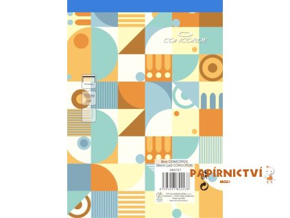 Blok CONCORDE A4 čistý, 50 listů A64161