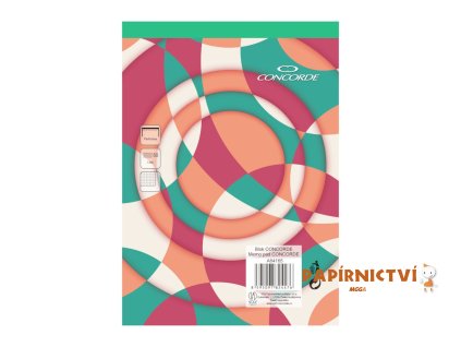 Blok CONCORDE A5 čtvereček, 50 listů A64165