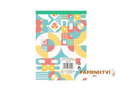 Blok CONCORDE A6 čtvereček, 50 listů A64168