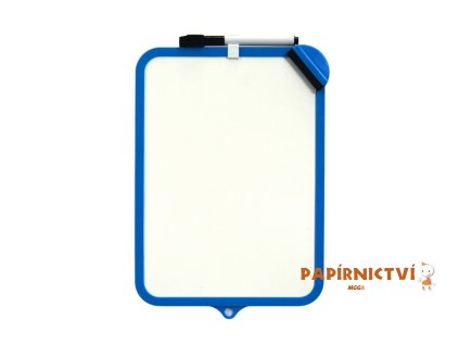 Oboustranně stíratelná tabulka CONCORDE, 19 x 29 cm, modrá A0457