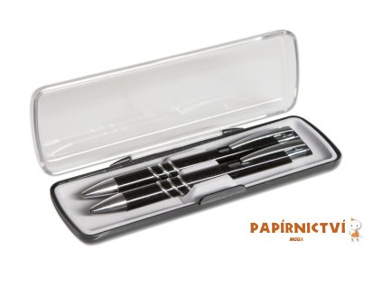 Dárková sada CONCORDE Adriana, 0,8mm, HB 0,5mm, krabička, černé tělo A14636