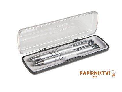 Dárková sada CONCORDE Adriana, 0,8mm, HB 0,5mm, krabička, stříbrné tělo A14638