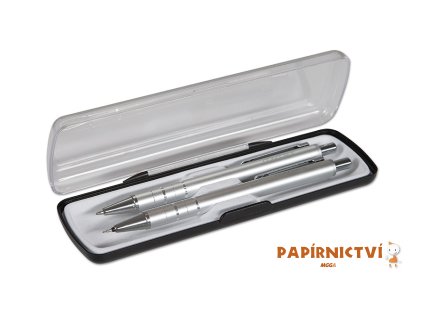 Dárková sada CONCORDE Ring, 0,7mm, HB 0,5mm, krabička, stříbrné tělo A0633