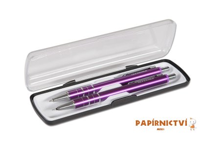 Dárková sada CONCORDE Ring, 0,7mm, HB 0,5mm, krabička, fialové tělo A0639