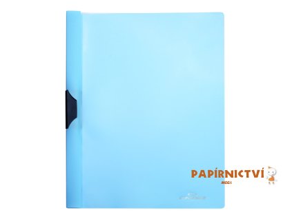 Spisové desky CONCORDE A4 s bočním klipem, pastel modrá A80131