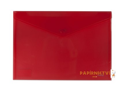 Spisové desky CONCORDE s drukem A4, transparentní červená A80029