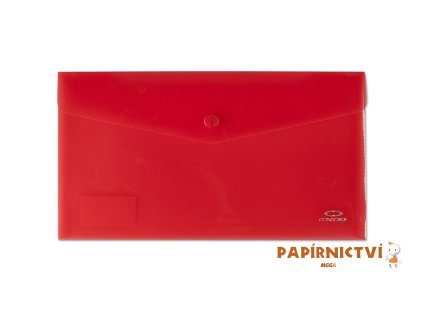 Spisové desky CONCORDE s drukem DL, transparentní červená A80039