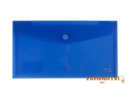 Spisové desky CONCORDE s drukem DL, transparentní modrá A80040