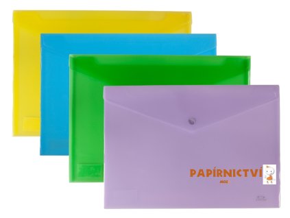 Spisové desky CONCORDE s drukem A4, mix barev B80004