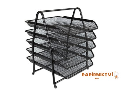 Pětibox CONCORDE, kovový, 30 x 37,5 x 35cm, černý A68036