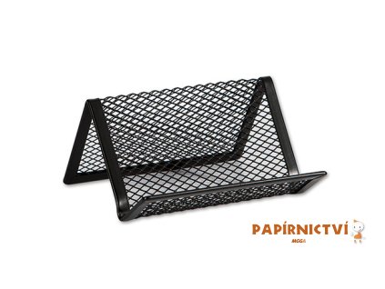 Stojánek na vizitky CONCORDE, kovový, 10 x 5 x 7cm, černý A68033