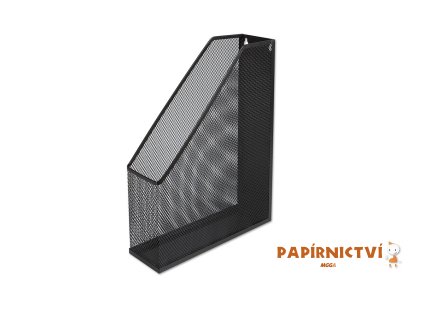 Stojan na katalogy CONCORDE, kovový, 7,2 x 31,7 x 25cm, černý A68032