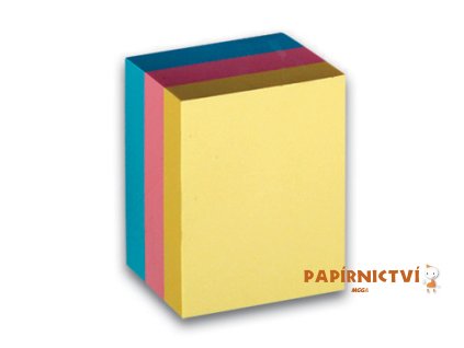 Samolepicí bloček CONCORDE 51 x 38mm, 3 x 100 listů, pastel, barevné A0991