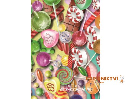 Záznamní kniha CONCORDE A5 linka 8mm, 150 listů A64107