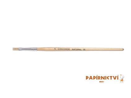 Štětec CONCORDE Natural plochý č. 4 A65808