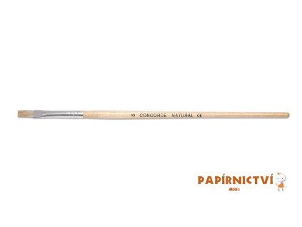 Štětec CONCORDE Natural plochý č. 6 A65809